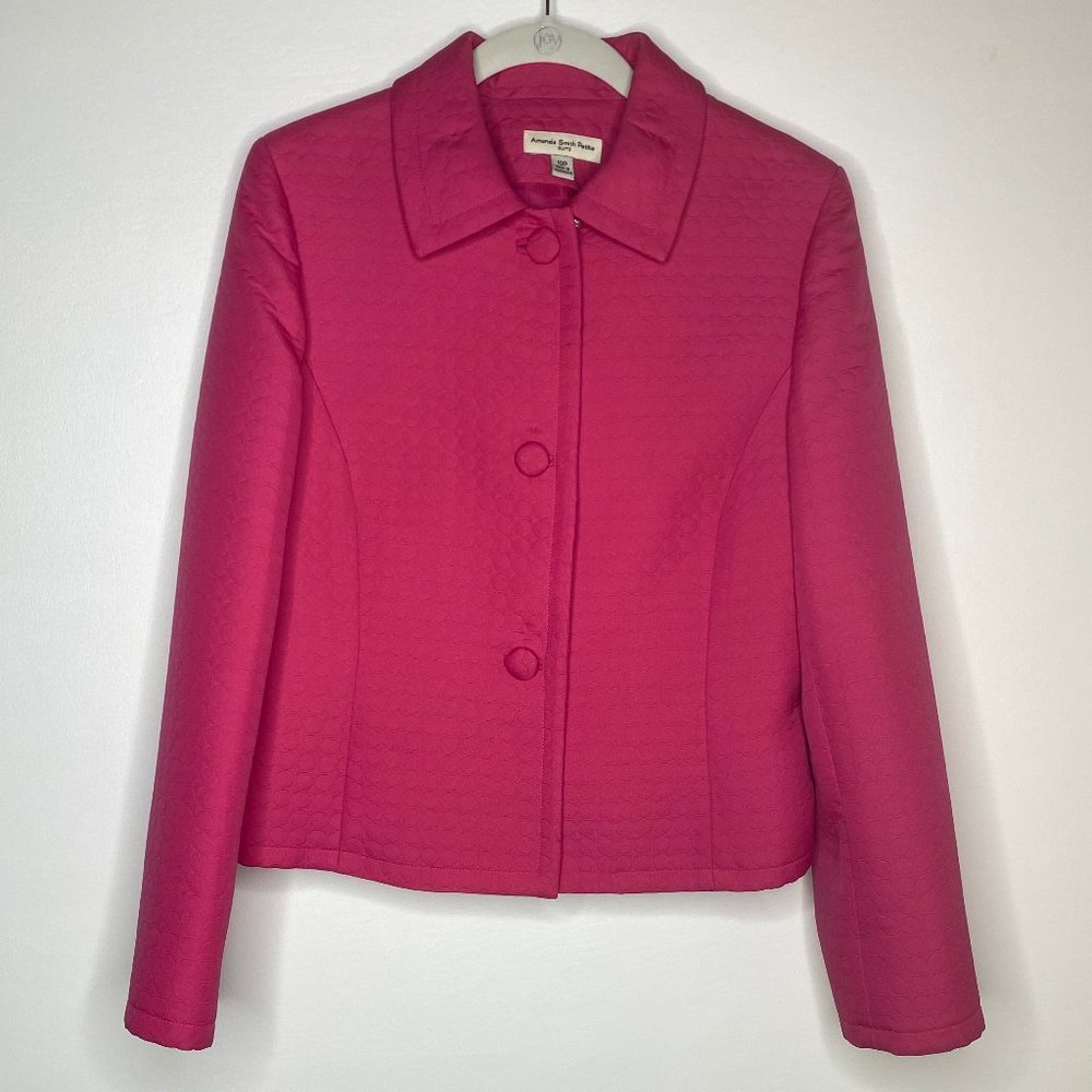 Women's Hot Pink Suit Jacket
